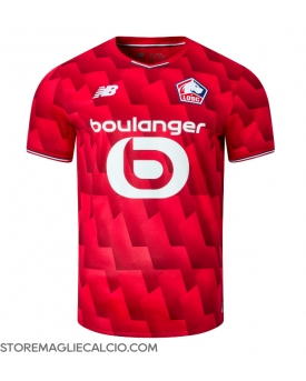 Lille OSC Maglia Gara Casa Repliche 2025-26 Maniche Corte